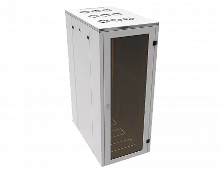 Шкаф телекоммуникационный напольный МИКсистем 19" серия ECO-L 36U 600*1000 дверь стекло серый