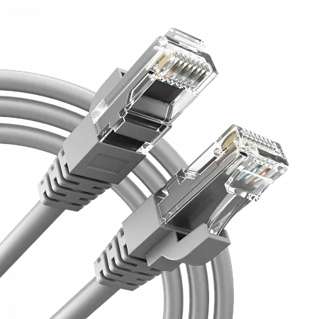 Шнур коммутационный медный RJ45 (патч-корд) LANMIR U/UTP Cat5e LSZH нг(А)-HF 1 м серый